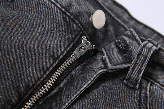 Pantalones Casuales de Cintura Alta con Pliegues y Abertura Lateral - Image 4