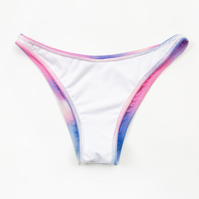 Bikini Deportivo Tie Dye de Talle Alto y Top Corto - Conjunto de Dos Piezas - Image 3