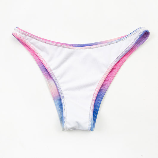 Bikini Deportivo Tie Dye de Talle Alto y Top Corto - Conjunto de Dos Piezas - Image 3