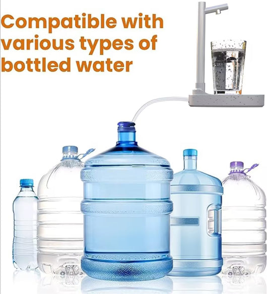 Dispensador de Agua Automático de Escritorio Recargable con Soporte - Image 8