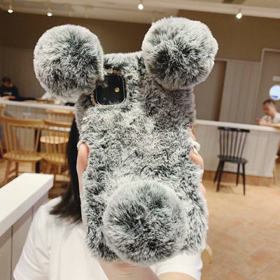 Funda Protectora de Peluche Osito Compatible con Apple - Image 3