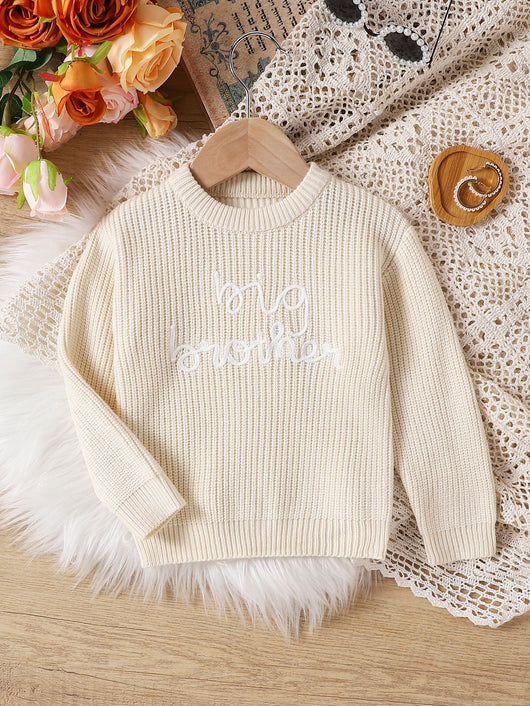 Sudadera Cuello Redondo con Bordado de Letras - Estilo Casual Moderno - Image 12