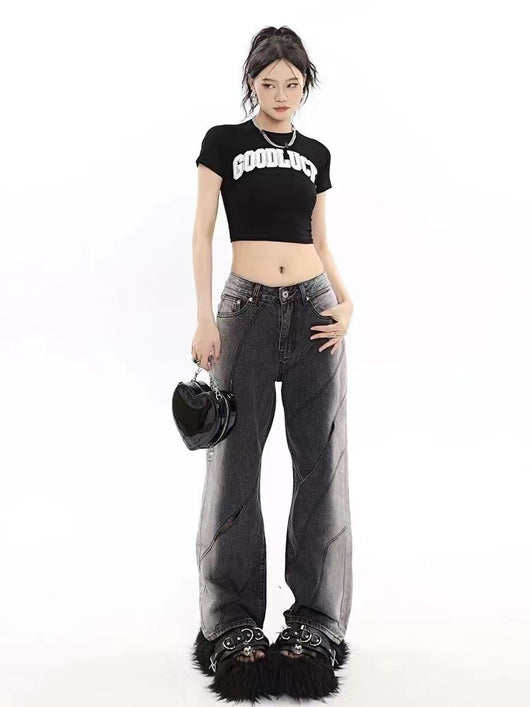 Pantalón Vaquero Talle Alto Rotos Modernos Casual - Image 6