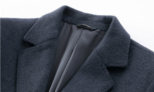 Abrigo Tipo Trinchera de Lana para Hombre - Estilo Ejecutivo - Image 17