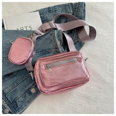Bolsa Crossbody Cuadrada Estilo Occidental con Correa Ancha - Práctica y Elegante - Image 50