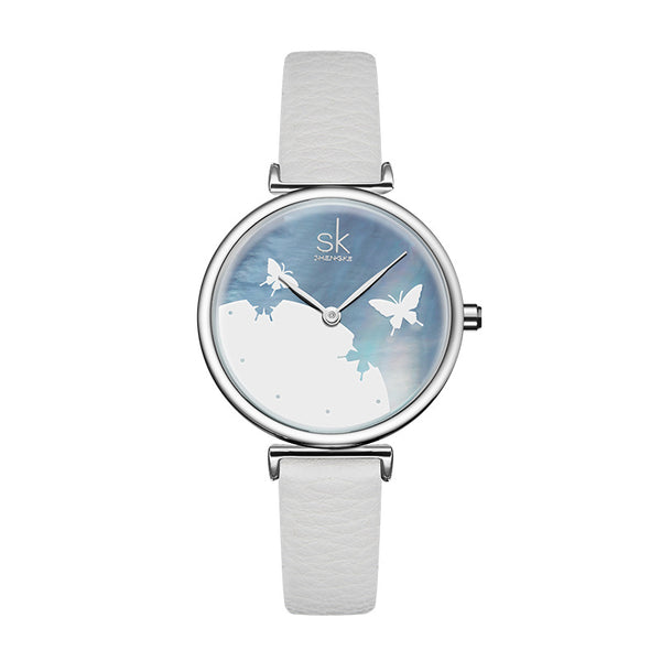 Reloj Inteligente Mujer Kallima Inachus Resistente al Agua con Diseño Floral