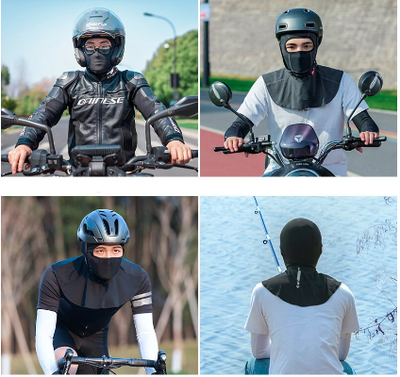 Cobertor Facial de Seda Helada para Ciclismo y Motociclismo con Protección Solar - Image 3