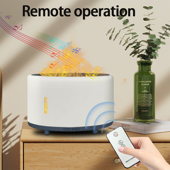 Humidificador Aromático con Llama LED, Control Bluetooth y Difusor 150ml