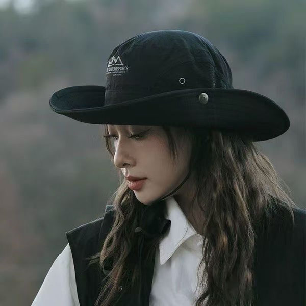 Gorra de Protección Solar para Senderismo y Camping - Estilo Montaña
