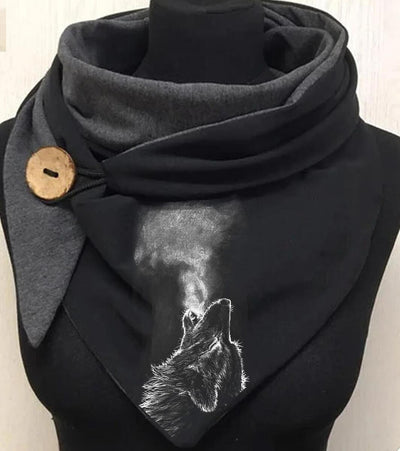 Pañuelo Bandana Térmico de Algodón con Botones para Mujer - Image 2