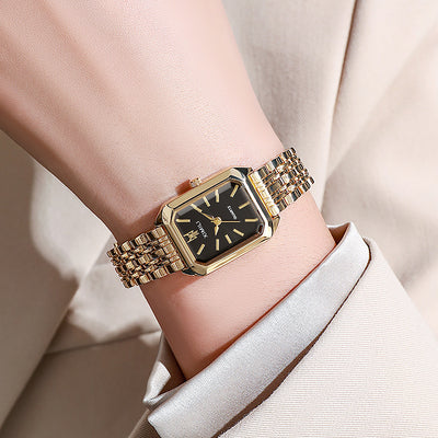 Reloj Cuadrado Elegante para Mujer con Cuarzo y Banda de Acero Inoxidable - Image 22
