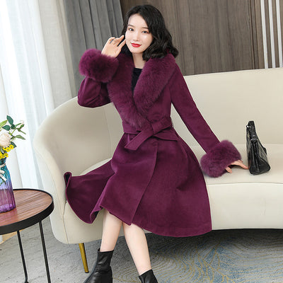 Abrigo de Lana Reversible Estilo Coreano para Mujer - Image 3
