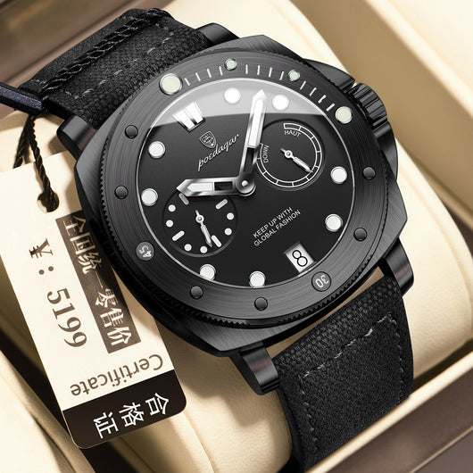 Reloj de Cuarzo Multifuncional Impermeable para Hombre con Esfera Luminosa - Image 14