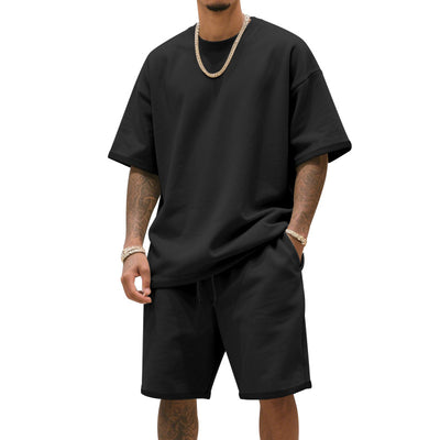 Traje Deportivo Hombre Manga Corta Ajuste Relajado para Verano - Image 5