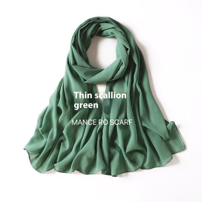 Pañuelo Chiffon Perla Multiuso - Velo Elegante para Cabello y Cuello - Image 51