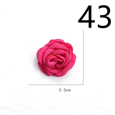 Diadema de Flores de Tela con Base Adhesiva para Hacer a Mano - Image 22