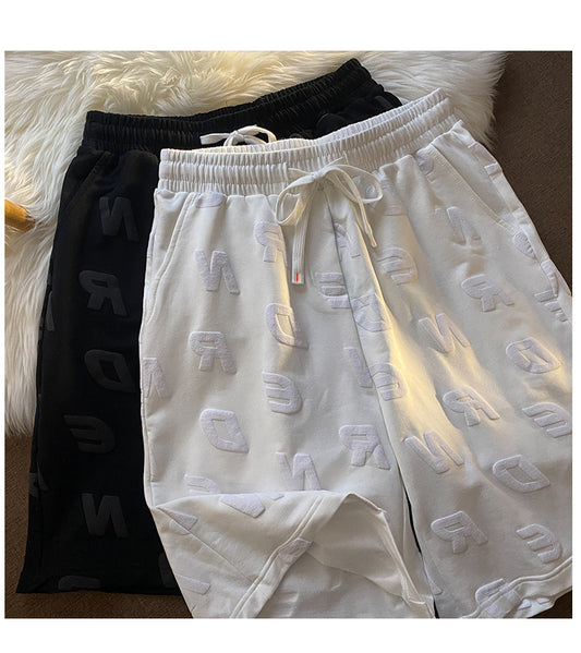 Shorts Deportivos Casuales para Mujer con Letras Completas