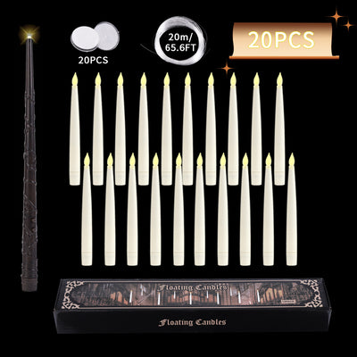 Set de Velas Navideñas LED con Control Remoto por Suspensión - Image 7