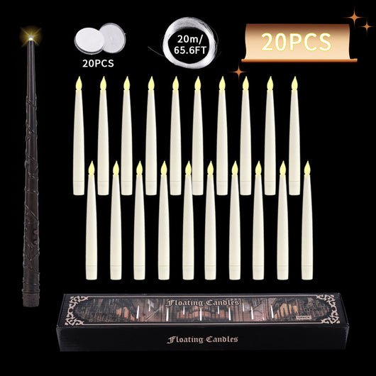Set de Velas Navideñas LED con Control Remoto por Suspensión - Image 7