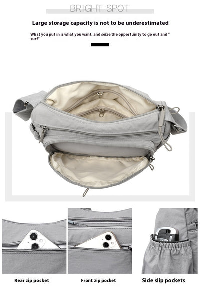 Bolso Bandolera Impermeable de Nylon - Estilo Moderno y Funcional - Image 10