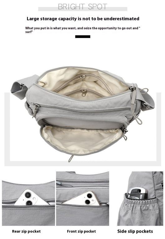 Bolso Bandolera Impermeable de Nylon - Estilo Moderno y Funcional - Image 10