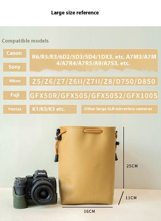 Bolsa de Cuero para Cámara y Accesorios - Image 23