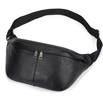 Bolsa de Pecho de Cuero Genuino para Hombre - Grande y Versátil - Image 14