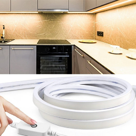Luz Neon Táctil con Espejo LED Flexible Impermeable