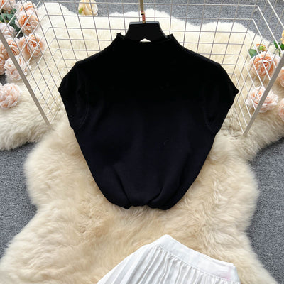 Conjunto de Dos Piezas: Blusa Plisada sin Mangas y Falda Diseño Exclusivo para Mujer - Image 44