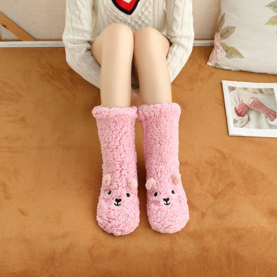 Calcetines Térmicos Navideños para Mujer - Felpa Gruesa Calientita para Casa y Reposo - Image 8