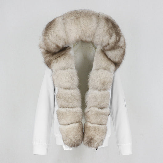 Parka con Forro de Piel de Mapache - Abrigo Térmico Premium - Image 3