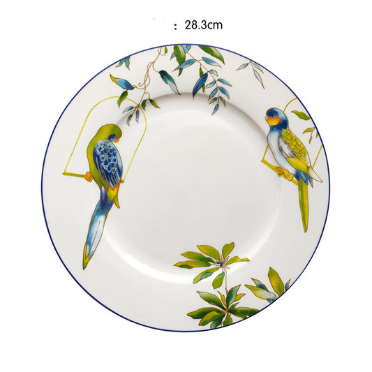 Juego de Vajilla de Porcelana Loro - Image 2
