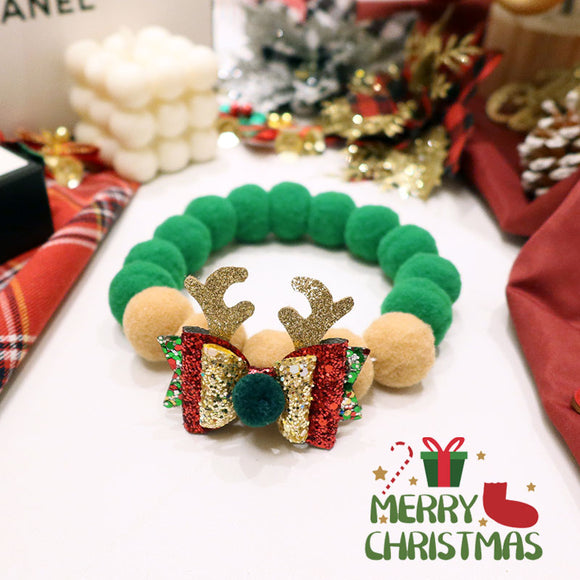 Collar Navideño para Gatos con Lazo y Pañoleta Decorativa