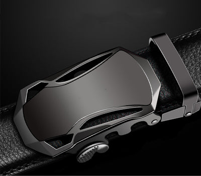 Cinturón Automático Negro Clásico para Hombre - Hebilla de Ajuste Rápido - Image 15
