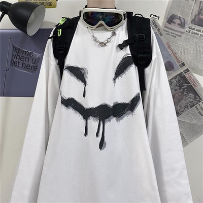 Camiseta Harajuku Estampada de Manga Larga Unisex - Image 2