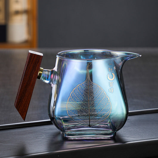 Jarra Dispensadora de Té Bodhi con Asa de Madera y Cristal Transparente - Image 8
