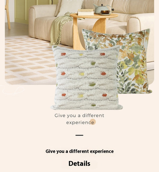 Almohada Decorativa Estilo Nórdico Floral para Sala y Dormitorio - Image 10