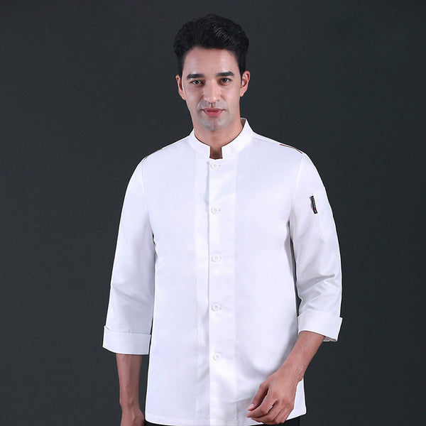 Uniforme Chef Profesional con Mangas de Tres Cuartos