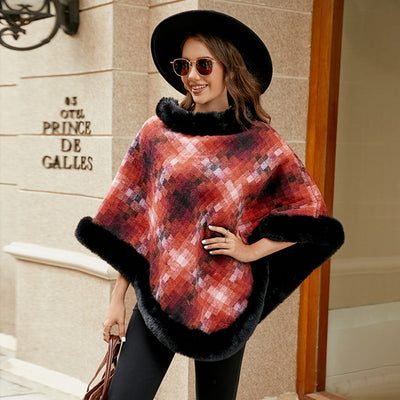 Poncho Térmico Escocés para Mujer - Abrigo Capa de Punto - Image 13