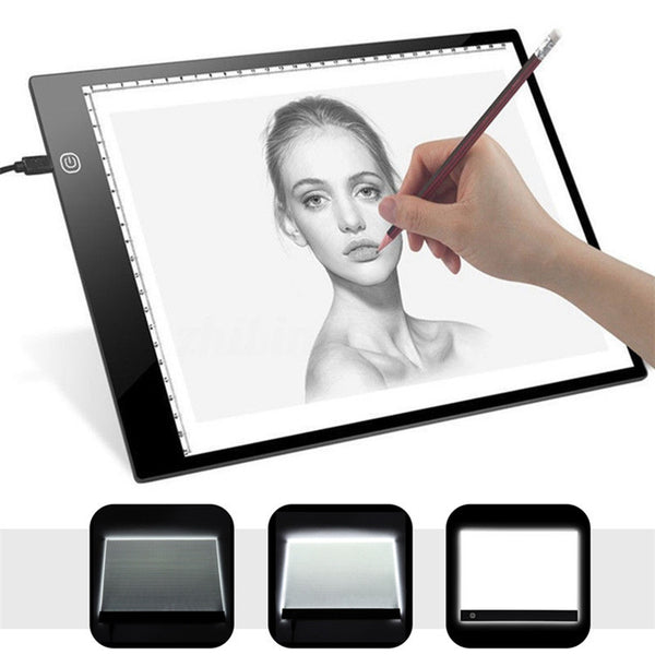 Mesa de Luz LED para Dibujo A4 con 3 Velocidades de Atenuación