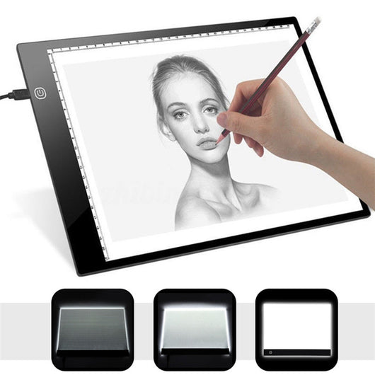 Mesa de Luz LED para Dibujo A4 con 3 Velocidades de Atenuación