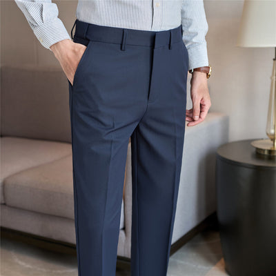 Pantalones Casuales Antiarrugas con Ajuste Moderno para Hombre - Image 6