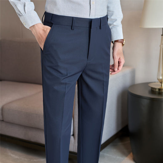 Pantalones Casuales Antiarrugas con Ajuste Moderno para Hombre - Image 6