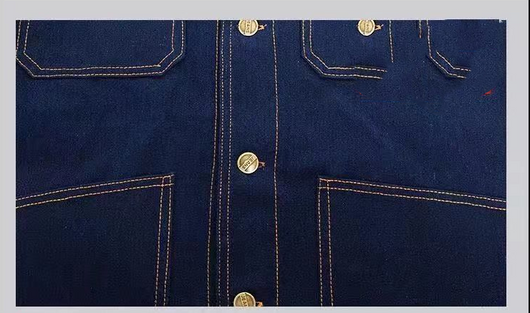 Overol Denim Resistente Reforzado para Trabajo - Image 4