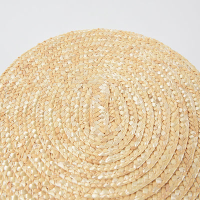 Sombrero Bucket de Paja con Ala Plana - Protección Solar Elegante - Image 8