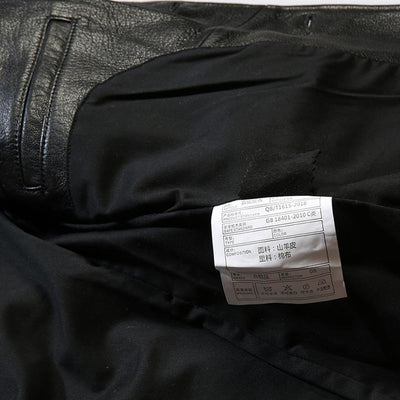 Blazer de Cuero Casual Abotonado Simple - Image 13