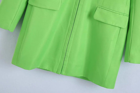 Abrigo Largo Elegante Slim Fit para Mujer - Diseño Casual Sofisticado - Image 2