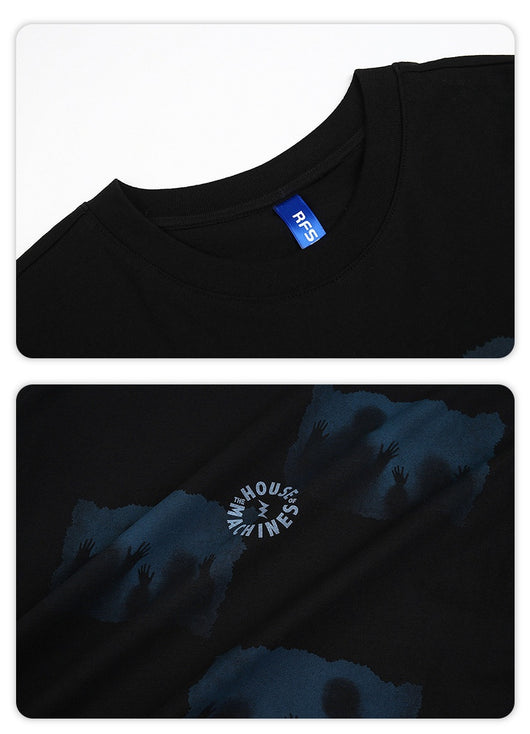 Playera Estampada Suelta para Parejas - Estilo Urbano - Image 17