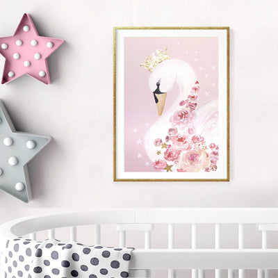 Cuadro Decorativo Infantil Cisne para Habitación y Pasillo - Image 8
