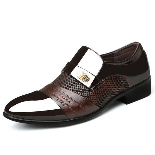 Zapatos de Cuero Transpirables para Hombre - Elegancia Casual y Formal - Image 9